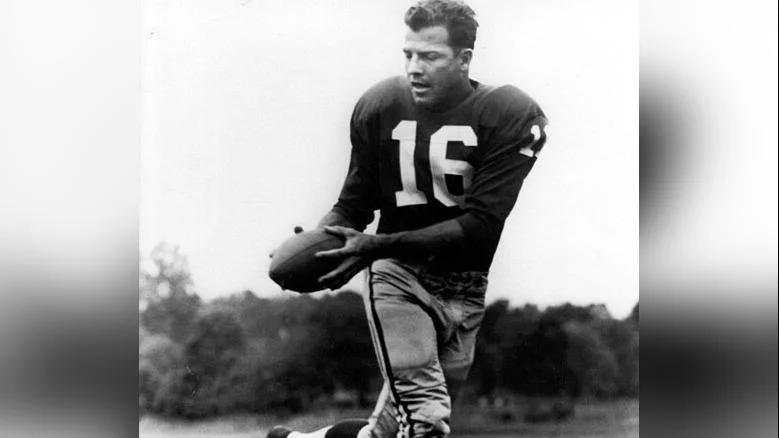 NFL Hall of Famer Frank Gifford, Flanker and Safety