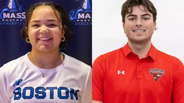 Who are the former high school athletes from North Central Massachusetts area competing during the week of Monday, March 30?