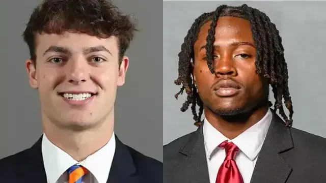 Aidan Warner and Johnny Harris III