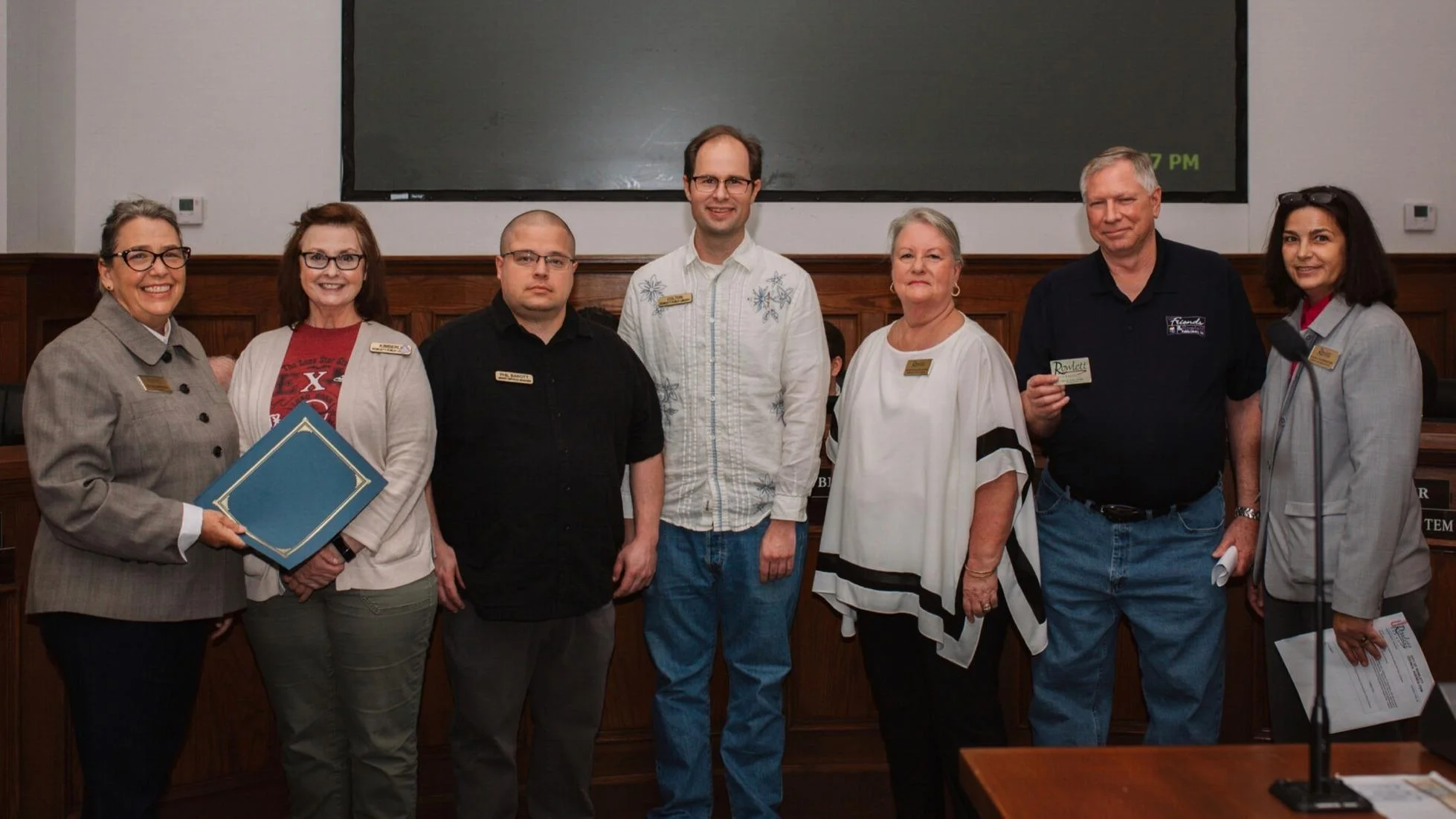 Library staff of Rowlett Public Library