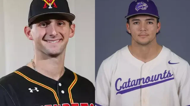 Which former North Guilford News area high school standouts will be in action on Tuesday, April 15?