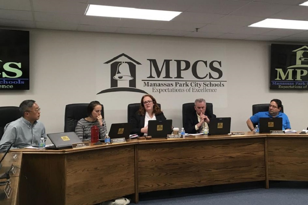Manassas Park School Board Work session on October 4
