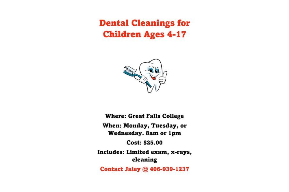 Dental Cleanings for Children Ages 4-17