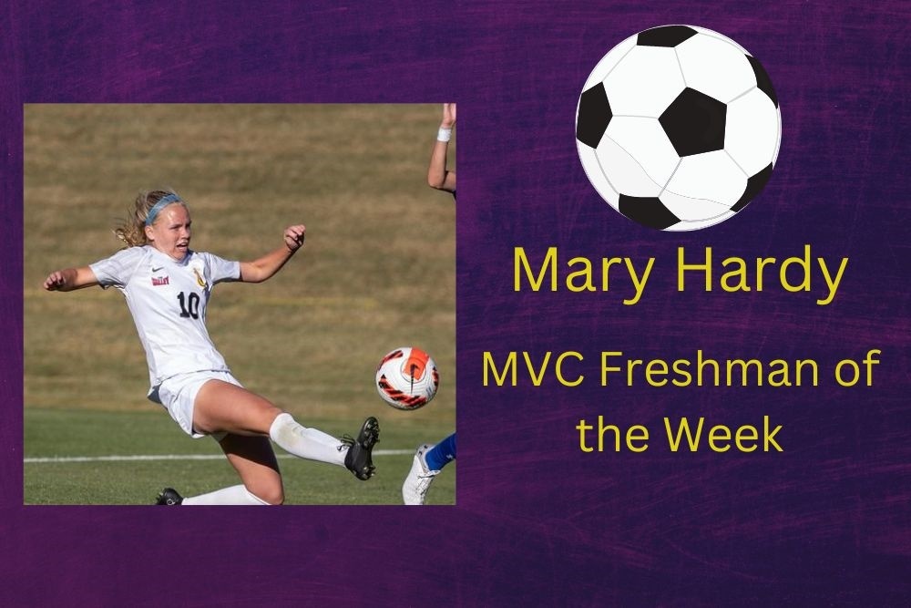 Hardy Takes MVC Freshman of the Week Hardy Takes MVC Freshman of the Week