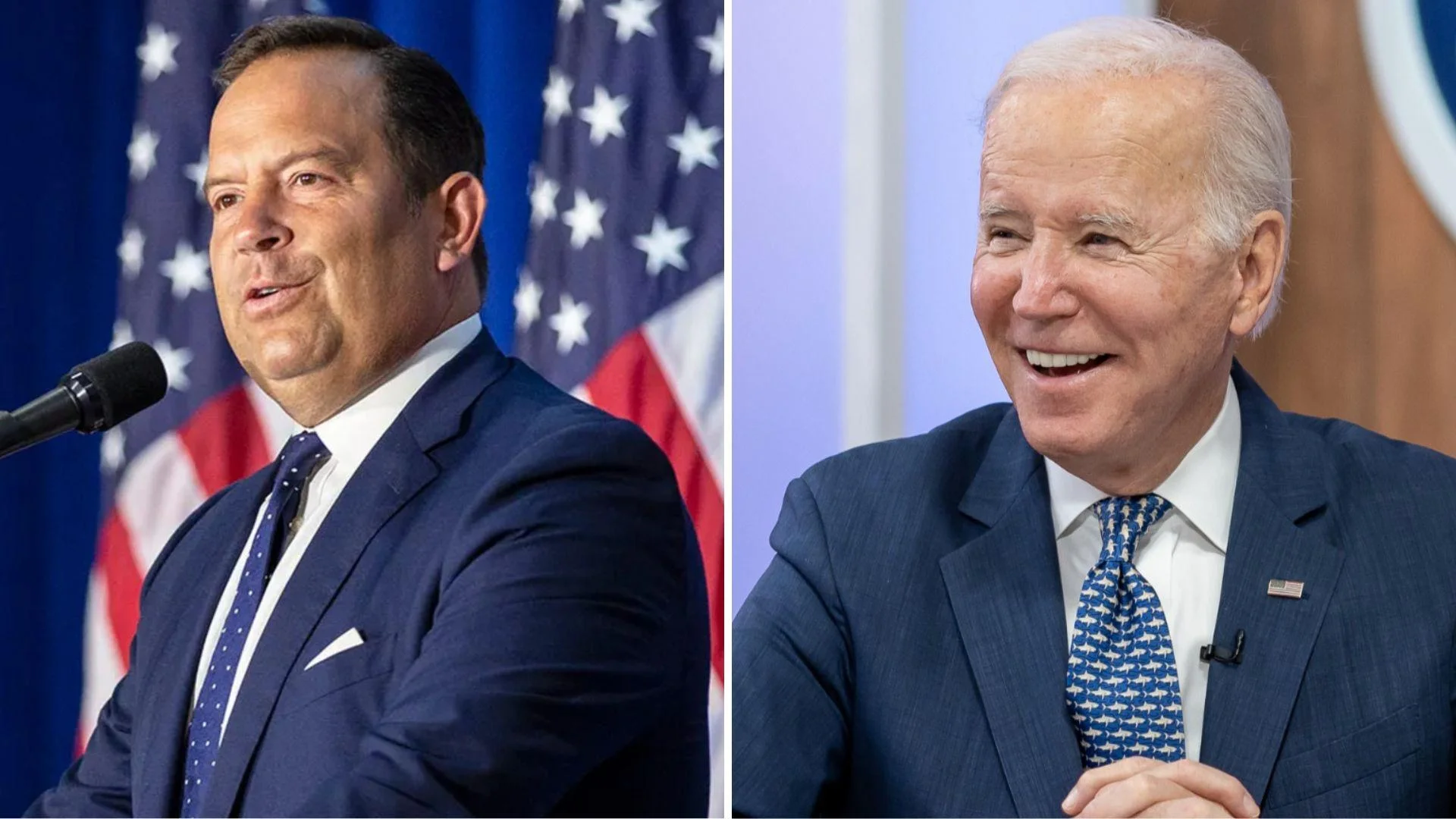 Steve Cortes, president, League of American Workers, left, and U.S. President Joe Biden (D) - Provided Photo / X