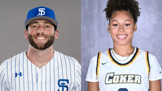 Which former South Guilford News area high school standouts will be in action on Monday, March 24?