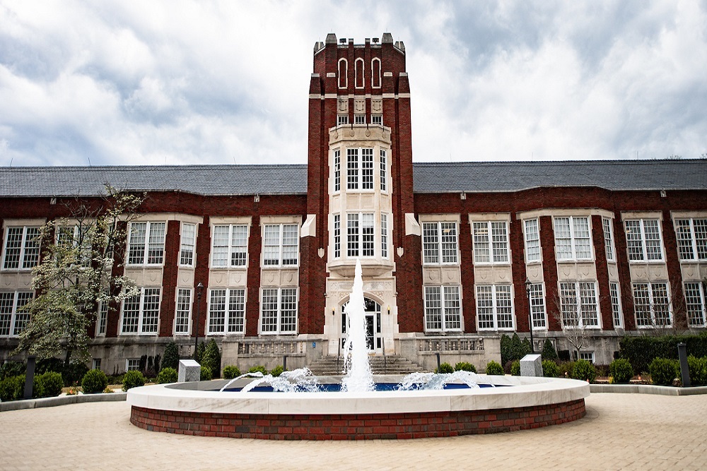 University Installs First Water Feature on Campus