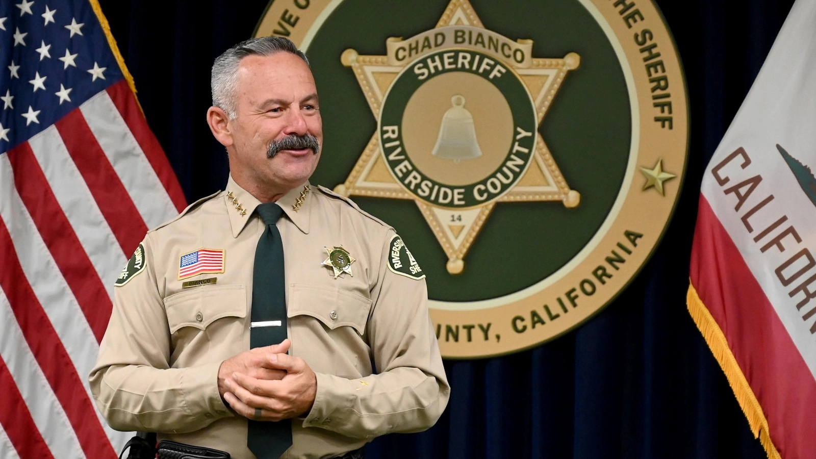 Riverside County Sheriff Chad Bianco
