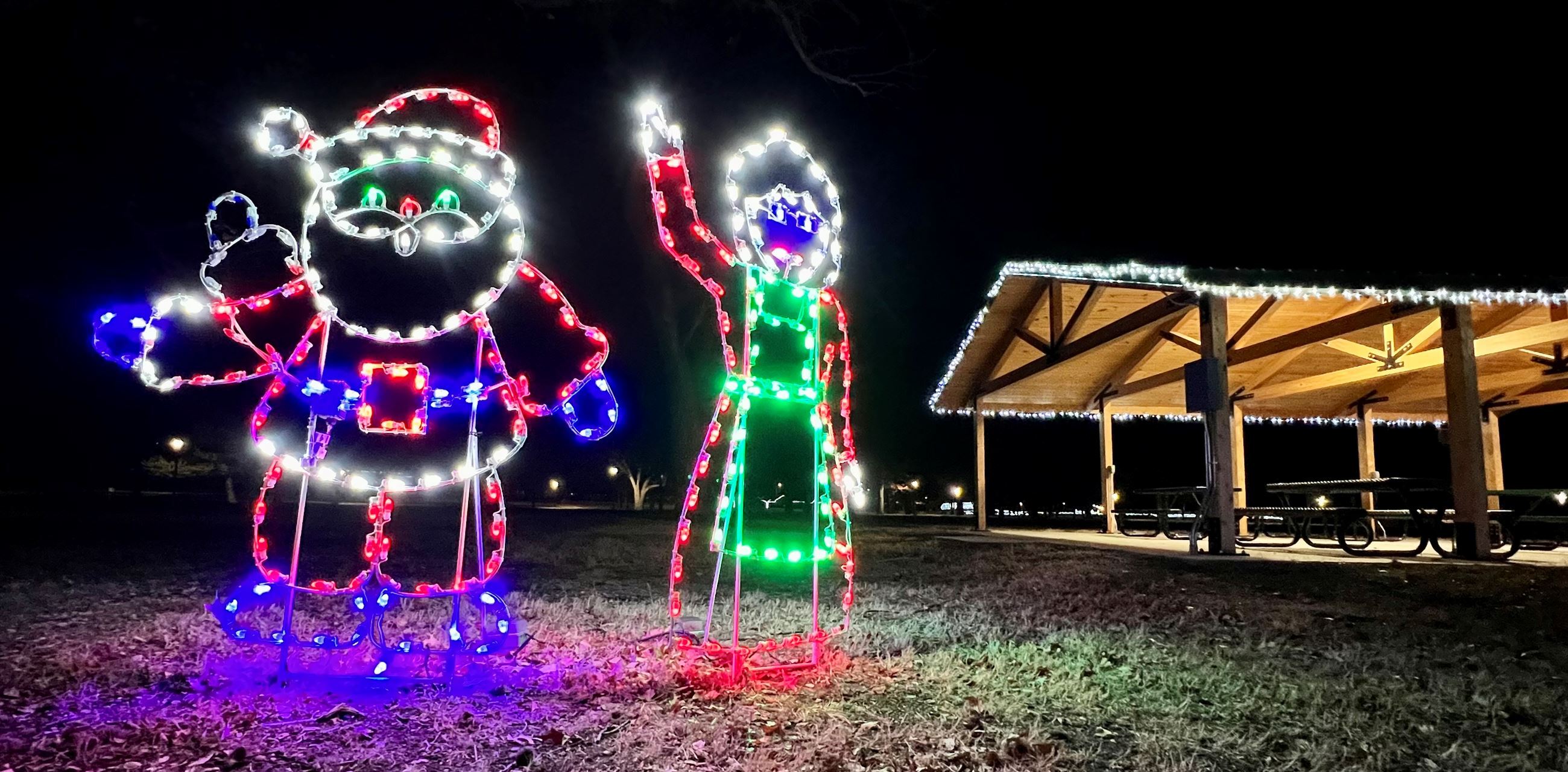 Park display lighting up the Heartland Park display lighting up the Heartland