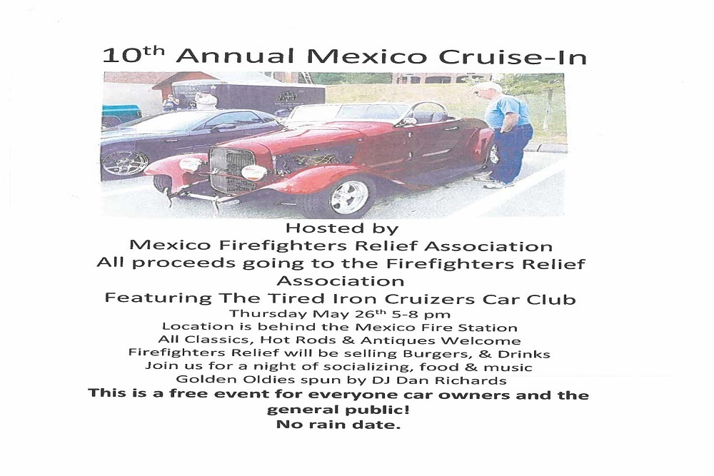 Town of Mexico 10th Annual Mexico Cruise-In