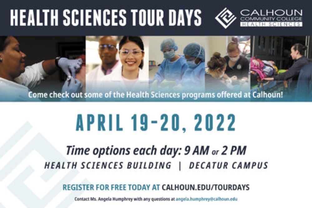 Health Sciences Tour Days on April 19 Health Sciences Tour Days on April 19