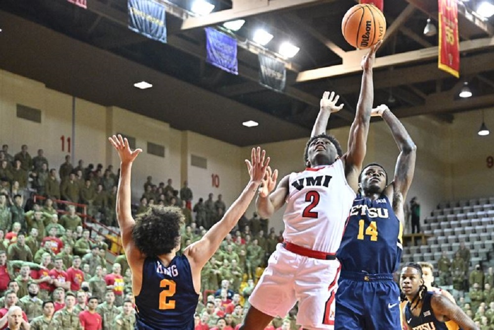VMI Basketball Rallies for 83-79 Win over ETSU