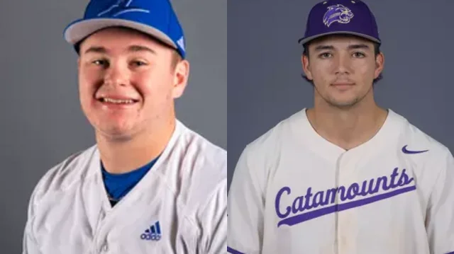 Which former North Guilford News area high school standouts will be in action on Sunday, March 16?