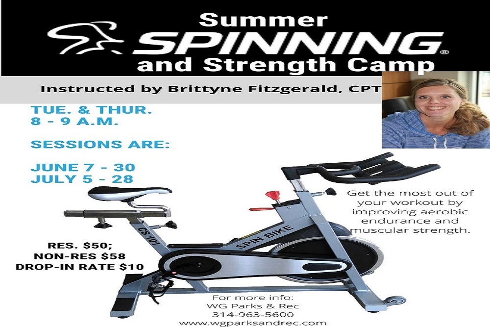 Webster Groves Parks Recreation – Check Out Our Summer Spinning/Strength Camp