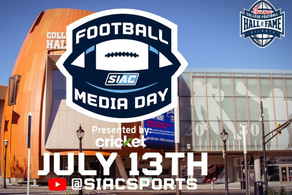 SIAC Kicks off 2022 Season with In-Person Football Media Day at the College Football Hall of Fame
