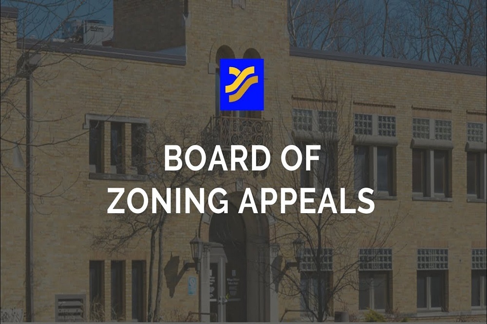 Board of Zoning and Building Appeals to be held June 16