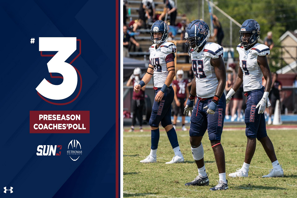 STU Football Selected to Finish Third in Sun Conference Preseason Coaches’ Poll