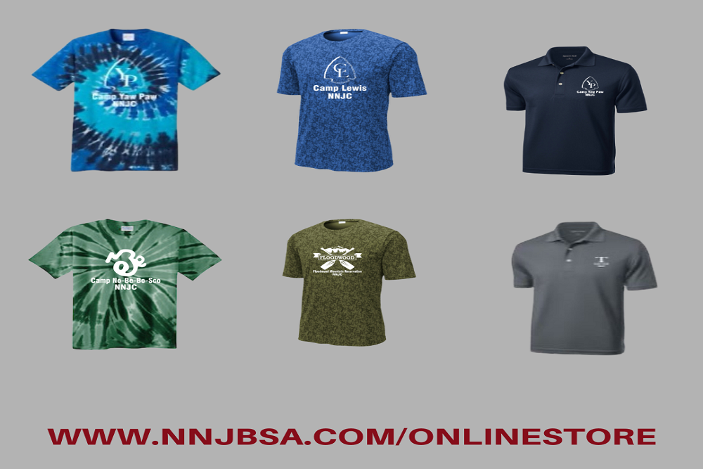 The Northern New Jersey Council on-line camp store is now open