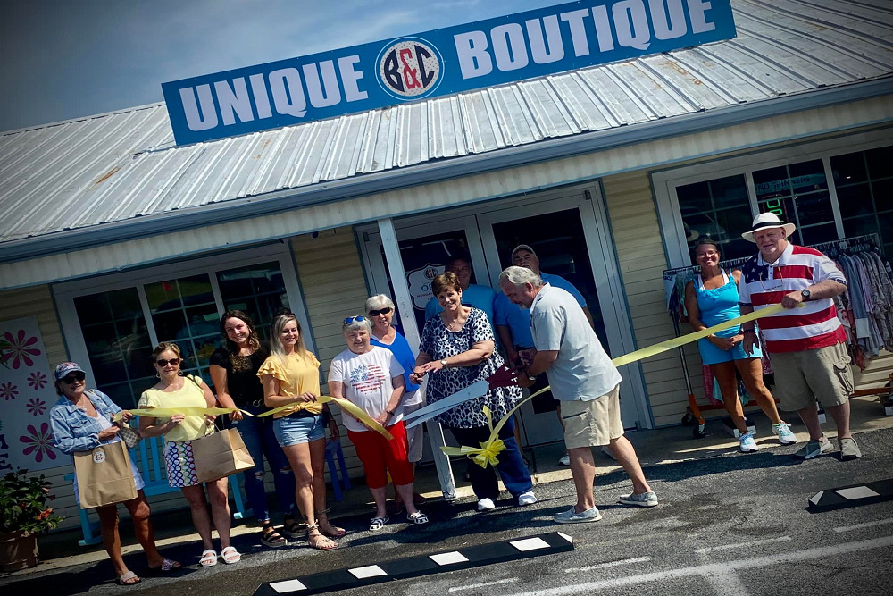 Thanks to everyone that joined the chamber at the B&C Unique Boutique ribbon cutting on Saturday.