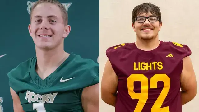 Which ex-high school athletes from Central Montana area will compete in the week of Monday, Aug. 31?
