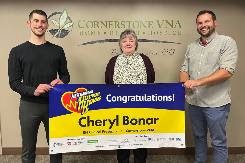 Longtime Cornerstone VNA Nurse Receives Two Awards