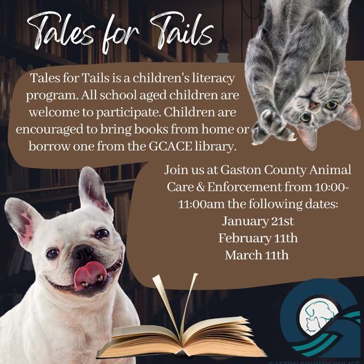 COUNTY OF GASTON: Tails for Tails is a Children’s Literacy Program
