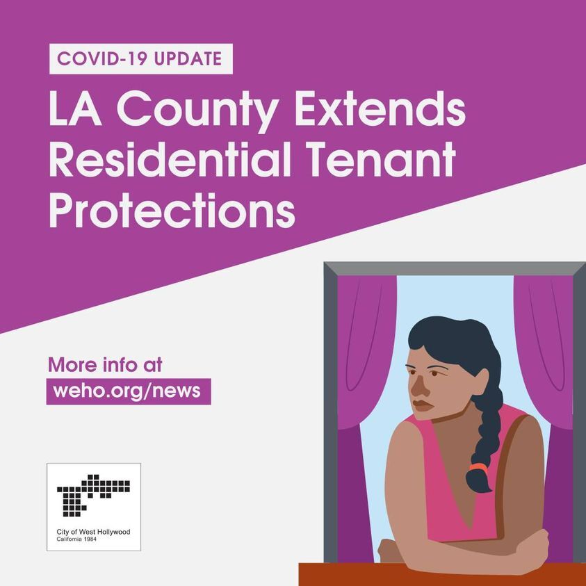 CITY OF WEST HOLLYWOOD: Extended Renter Protections for Residential Tenants CITY OF WEST HOLLYWOOD: Extended Renter Protections for Residential Tenants