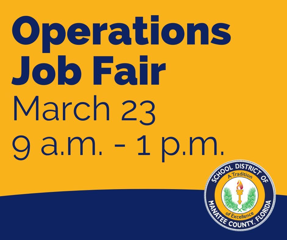 Operations Job Fair March 23 9 a.m. 1 p.m.