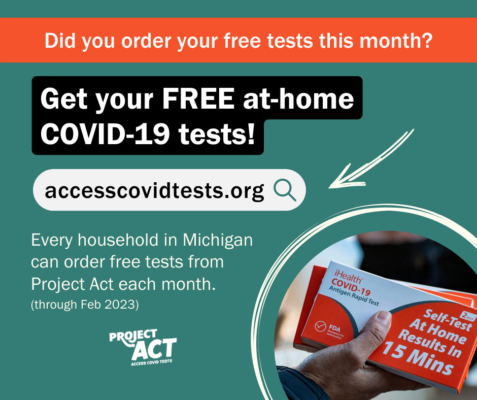 Free COVID Tests from Project Act