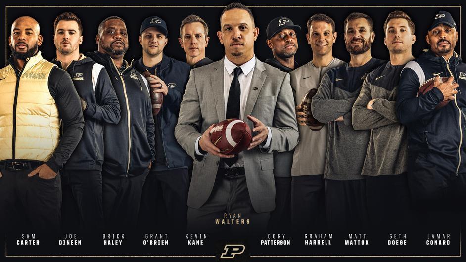Walters Announces Purdue Football Coaching Staff Walters Announces Purdue Football Coaching Staff
