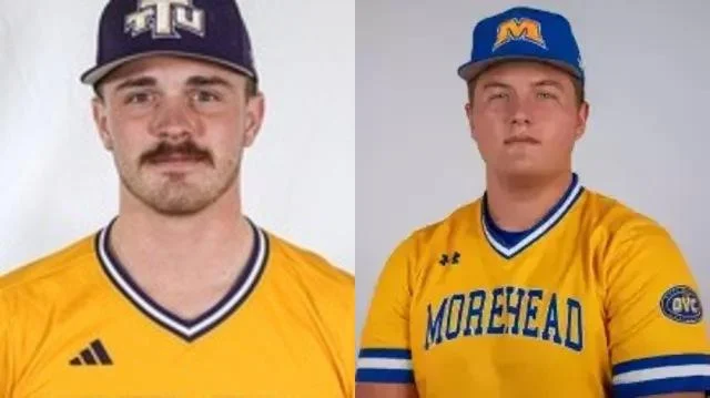 Which former Yadkin Valley News area high school standouts will be in action on Saturday, April 19?