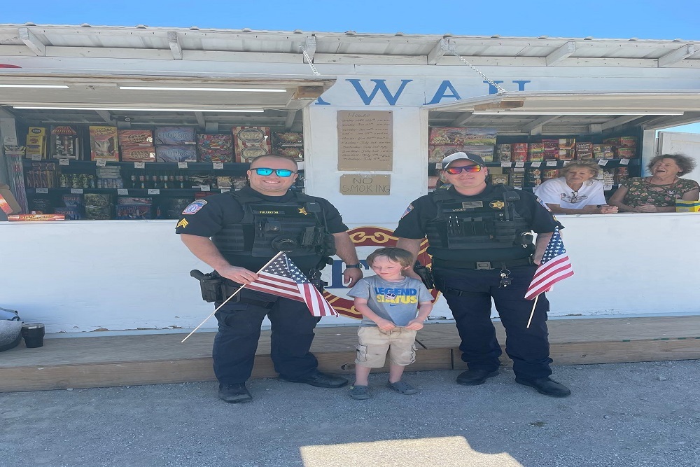 Rogers County Sheriff’s Office Special Thanks to this Young Man