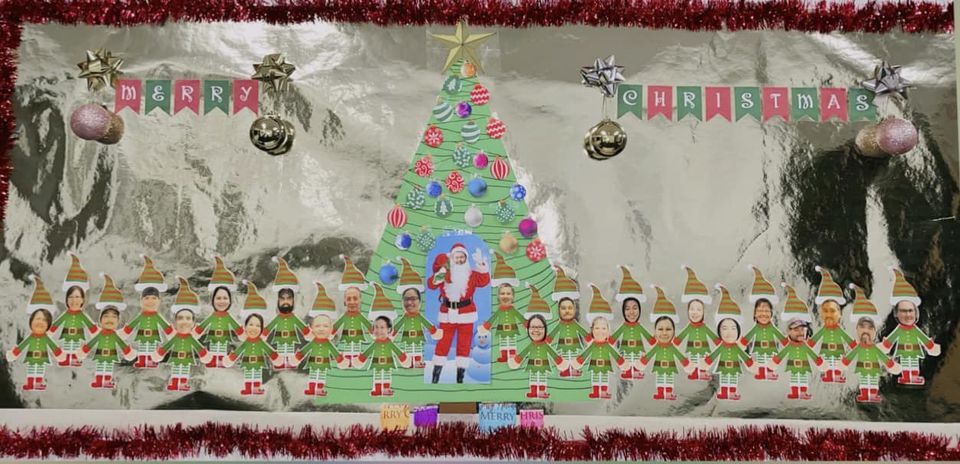 The employees are participating in a door decorating contest - Northwest Arctic Borough