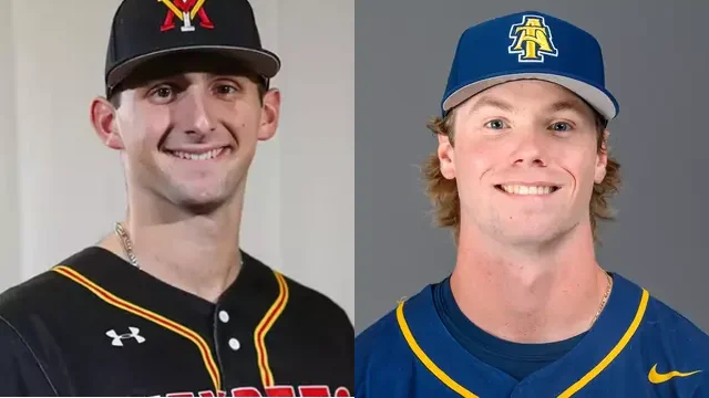 Which former North Guilford News area high school standouts will be in action on Sunday, May 4?