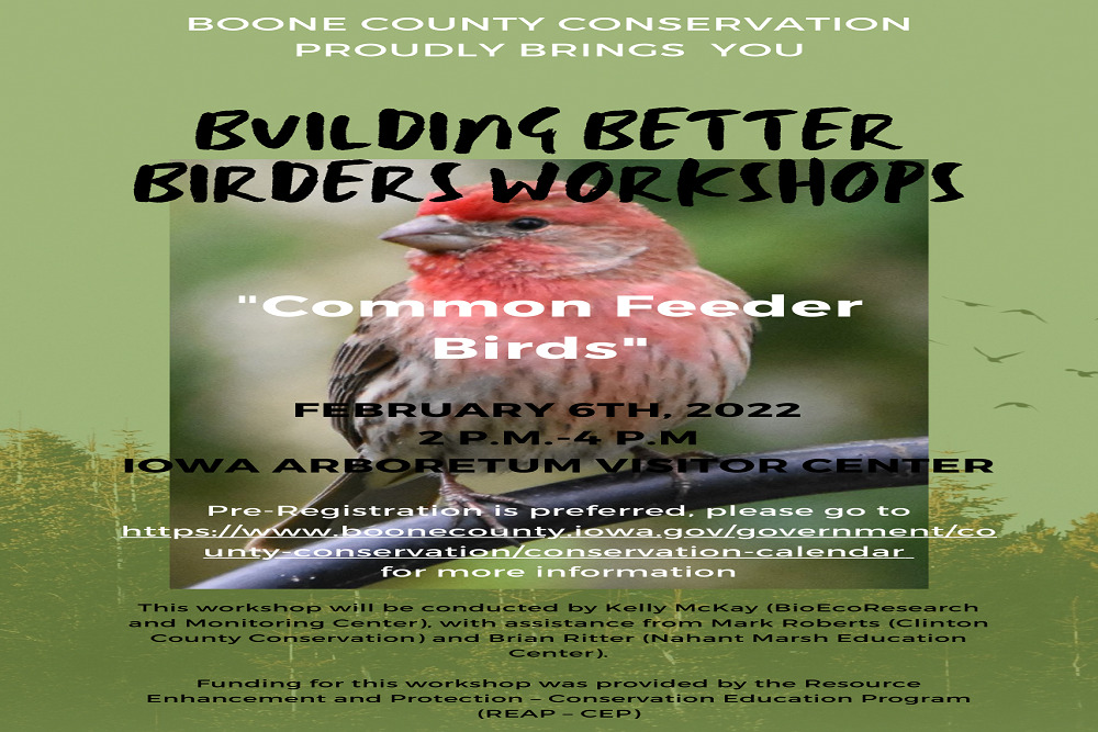 Building Better Birders Workshops: Common Feeder Bird Presentation on Feb 06 Building Better Birders Workshops: Common Feeder Bird Presentation on Feb 06