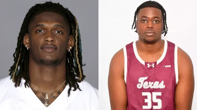 CeeDee Lamb and Josh Akpovwa - 