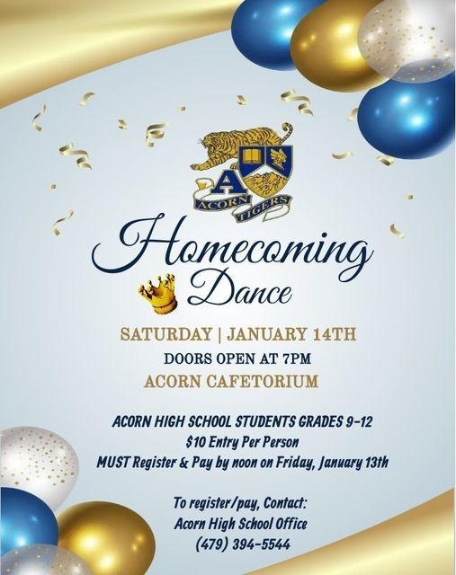 ODEN SCHOOLS: AHS Homecoming Dance to be held Jan 14, 2023