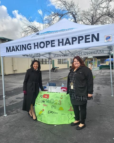 Mayor Helen Tran visited Urbita Elementary School