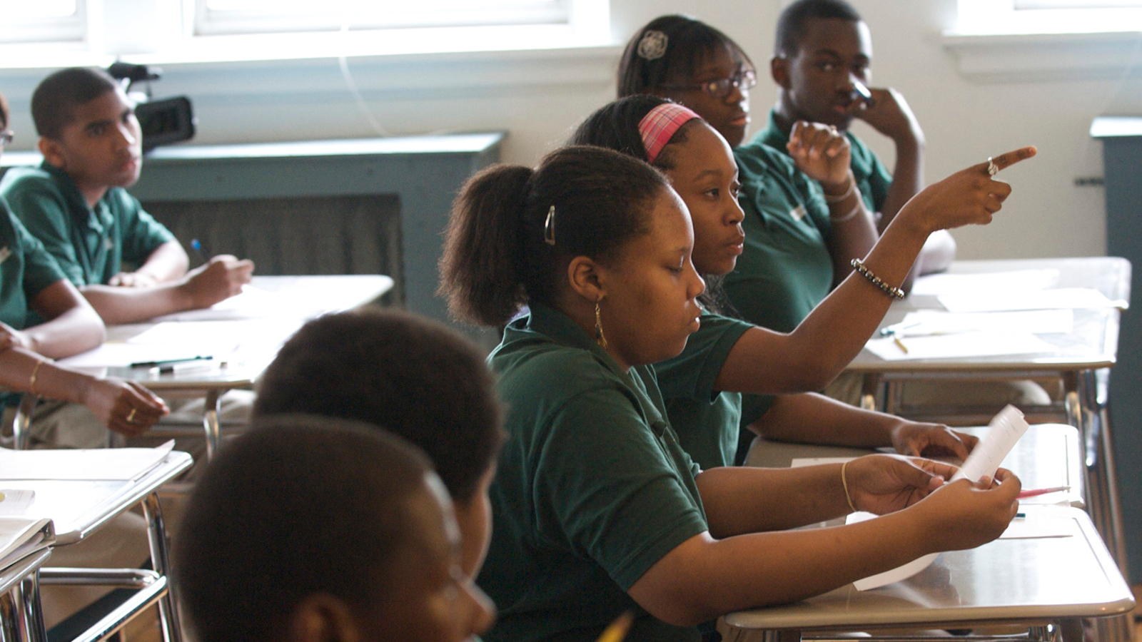 Pence brings school reopening push to Raliegh in visit to academy and tech company