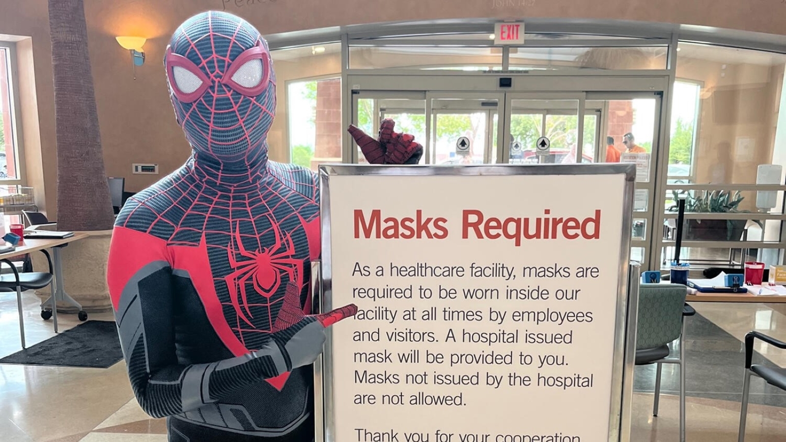 UNLV medical school alumnus, aka Spider-Man: ‘I find that volunteering keeps me engaged’