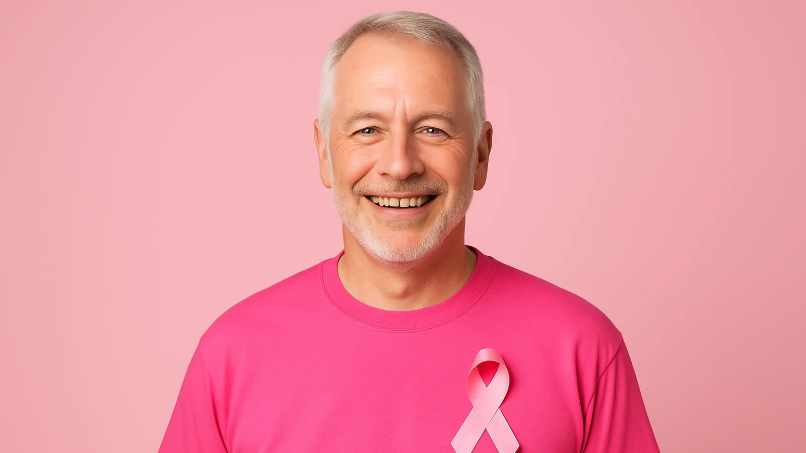 Cecil Herrin, a male breast cancer survivor, advocates for early detection and awareness during Men’s Breast Cancer Awareness Week.