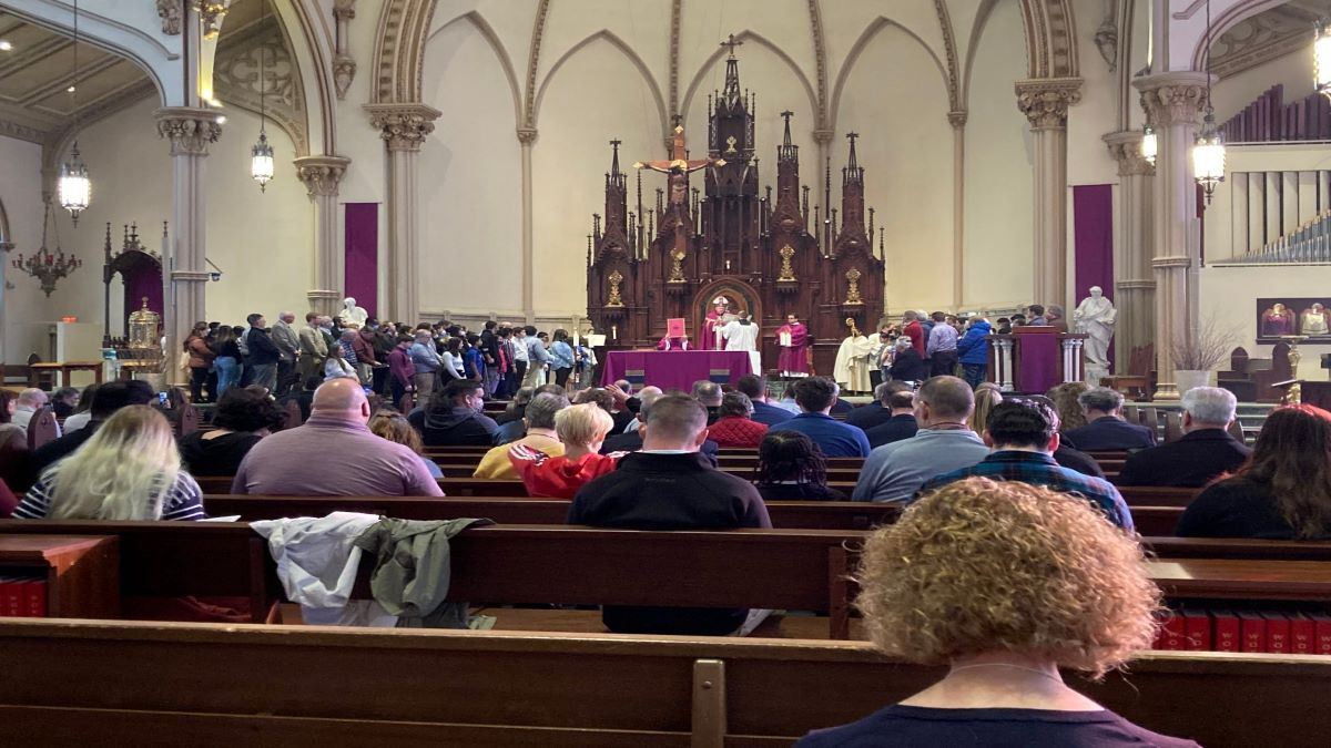 St. Rose of Lima Parish's "elect" continue towards initiation "into the Catholic faith." St. Rose of Lima Parish's "elect" continue towards initiation "into the Catholic faith."