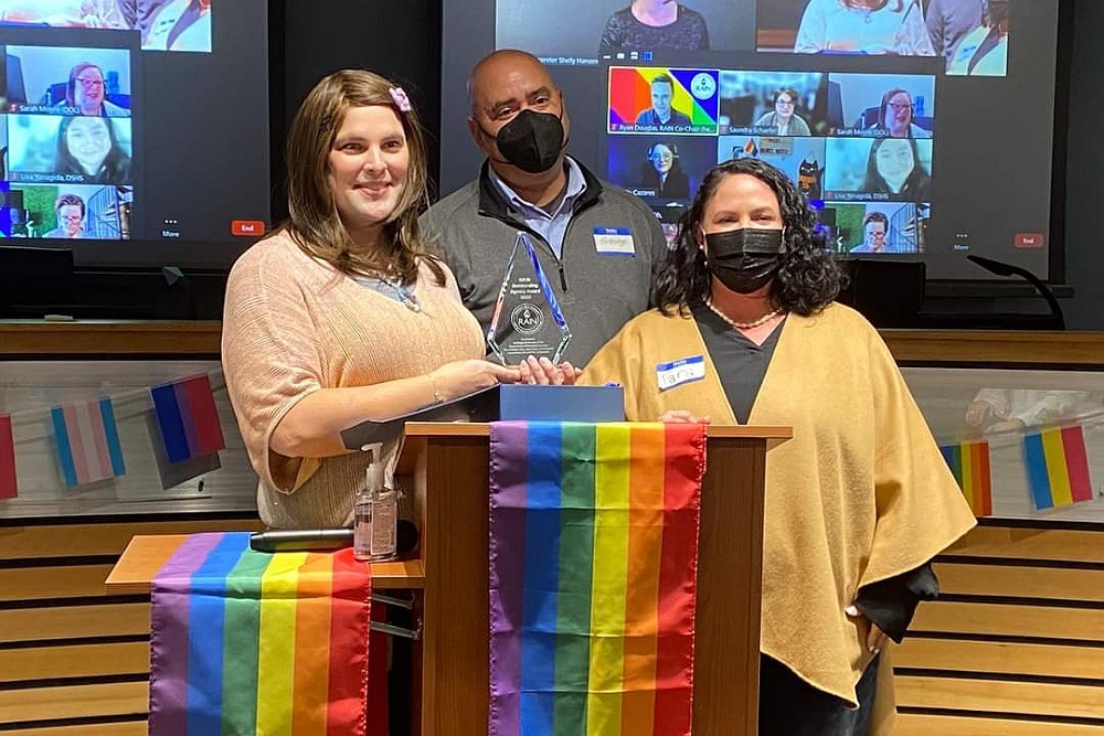 2022 Rainbow Alliance & Inclusion Network’s Outstanding Agency Award for creating a safe, welcoming & inclusive environment for LGBTQ+ employees