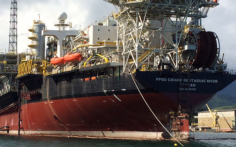 The Cidade de Itaguaí can store 1.6 million barrels of oil.