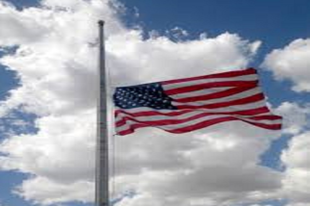 COUNTY OF WAYNE: Flags Across The State Are Lowered to Half Staff in Honor of Polly Watson Fire Chief James Radford