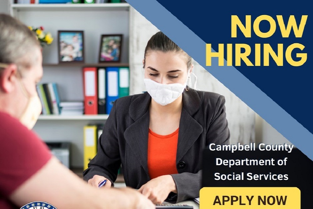 The Campbell County Department of Social Services is recruiting for several vacancies. The Campbell County Department of Social Services is recruiting for several vacancies.