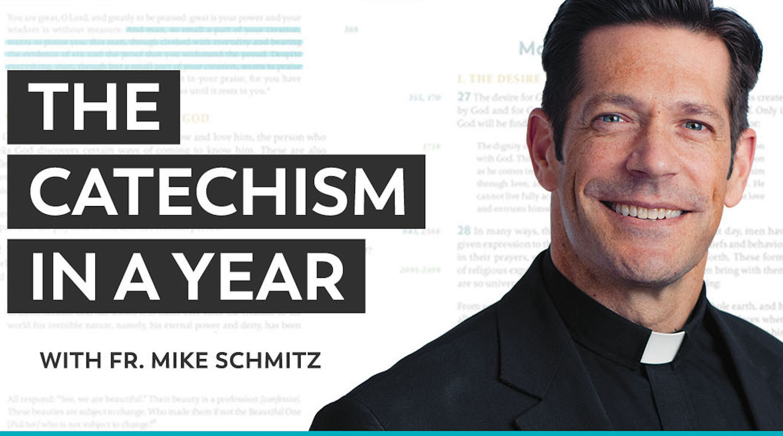 Father Mike Schmitz will present a year-long podcast on the catechism next year. Father Mike Schmitz will present a year-long podcast on the catechism next year.