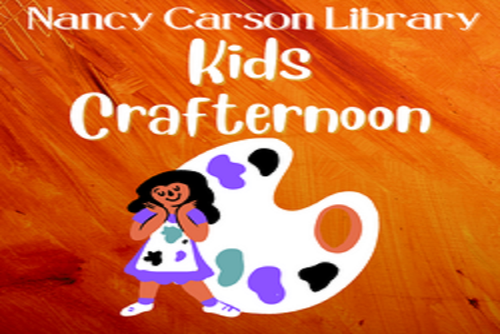 ABBE Regional Library System: Kids Crafternoon at the Nancy Carson Library