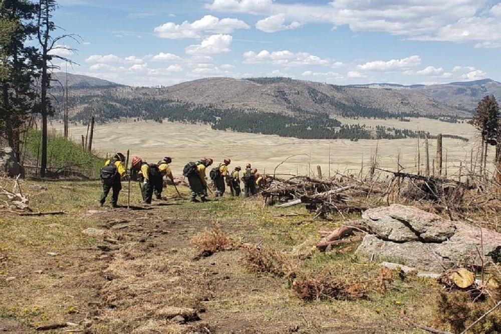 Repair Work on the Fire Line