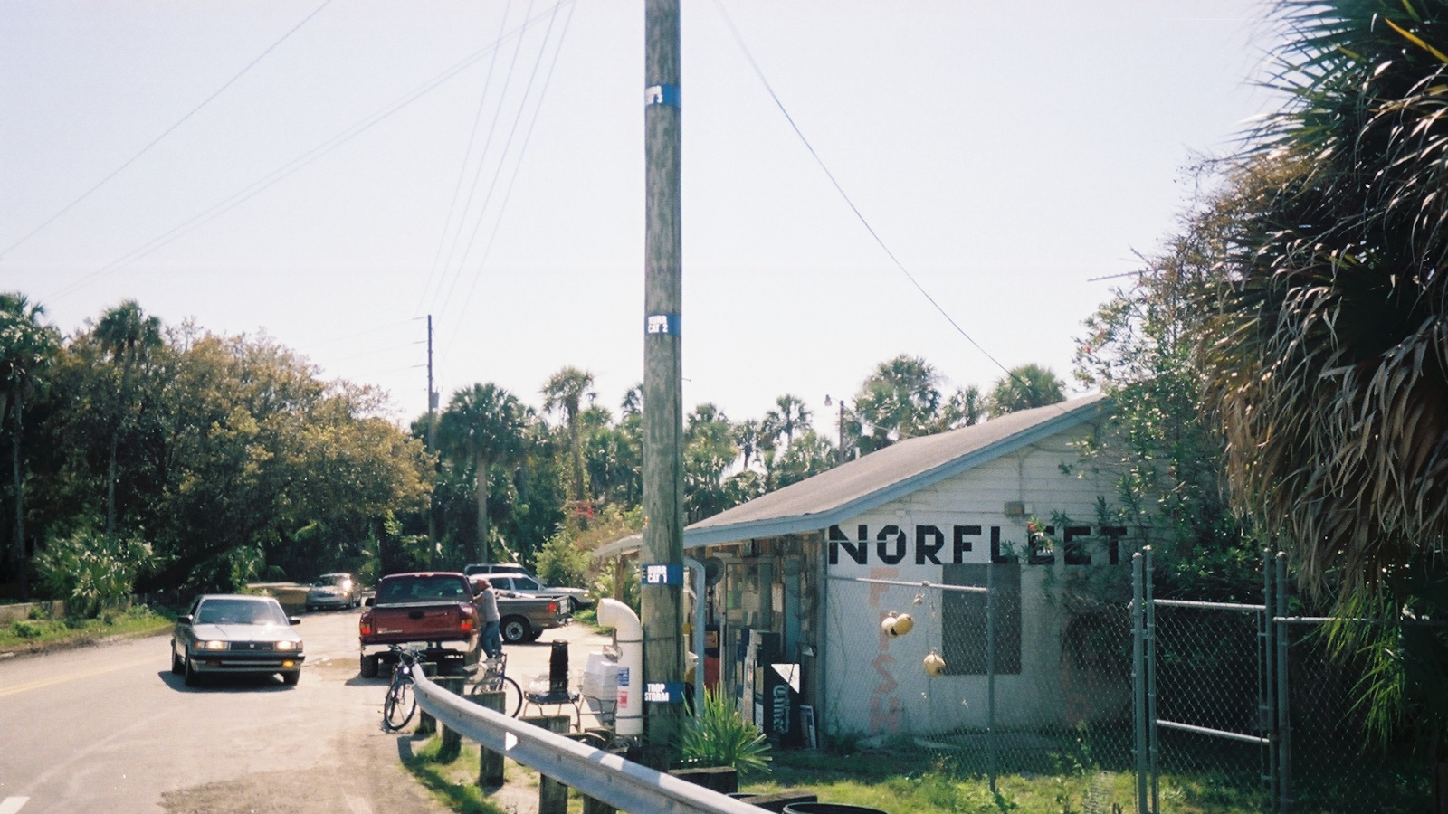 Flooding levels in Aripeka, Florida, can be seen as the blue markers on the telephone pole. - By DanTD/Wikimedia Commons Flooding levels in Aripeka, Florida, can be seen as the blue markers on the telephone pole. - By DanTD/Wikimedia Commons